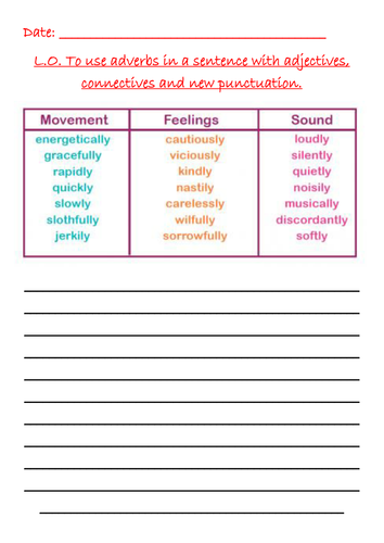 Year 2 - adverbs activities by Jenkate - Teaching Resources - Tes