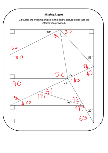 Missing Angles by PrescotMaths - Teaching Resources - Tes