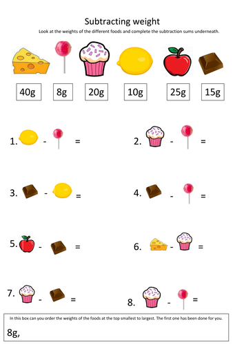 To add and subtract two masses Year 3 lesson plan and resources by