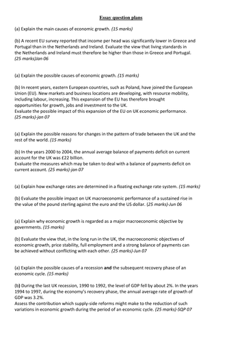 Macroeconomics research paper example picture