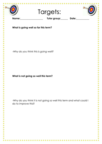 Worksheets Mentoring Worksheets targetmentoring sheetsks2ks3 by shernern1 teaching resources tes
