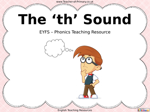 The 'th' Sound - Animated PowerPoint presentation and worksheet by ...
