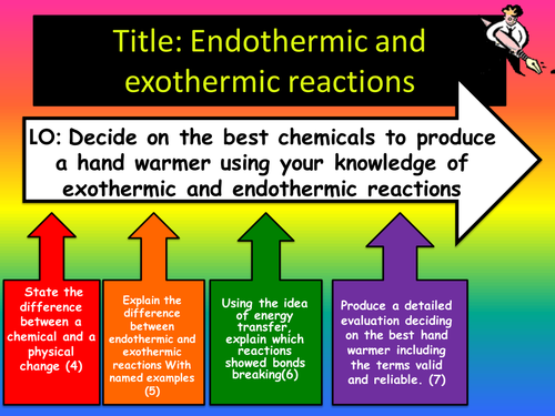 Worksheets Exothermic And Endothermic Reactions Worksheet endothermic and exothermic reactions the best handwarmer by clairebabe teaching resources tes