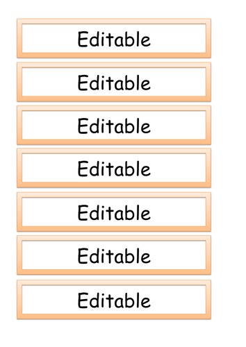 Editable Tray Labels C Ile Web E Hukmedin