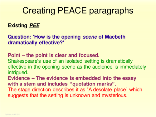 Macbeth a literature review