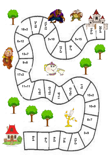 Beauty and the Beast Maths Game by gemma_garrity1985 ...