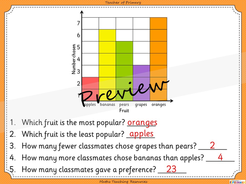 Block Diagrams - Statistics - Year 2 (PowerPoint and worksheets) by