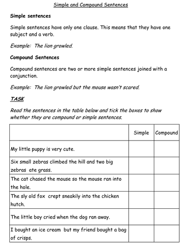 simple-compound-sentences-worksheet