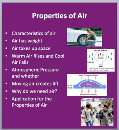 what are the properties of air