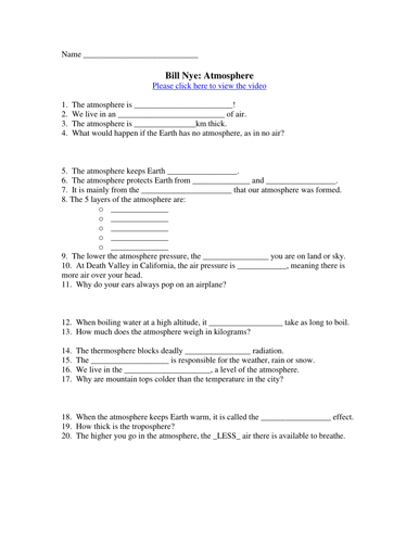 Worksheets Bill Nye Chemical Reactions Worksheet bill nye video worksheets complete 20 worksheet collection by teachwithfergy teaching resources tes