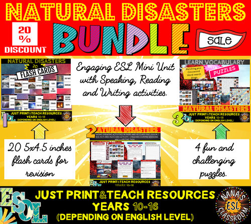 Comprehension Activities On Natural Disasters