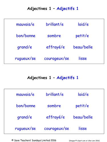 french-possessive-adjectives-lesson-exercises-adjectifs-possessifs-sexiz-pix