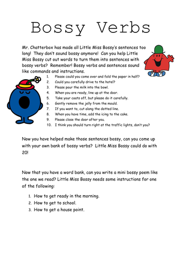 bossy-verbs-activity-sheet-by-loulibby80-teaching-resources-tes