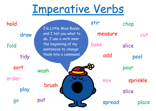 Imperative Verbs Word Mat By Loulibby80 Teaching Resources TES