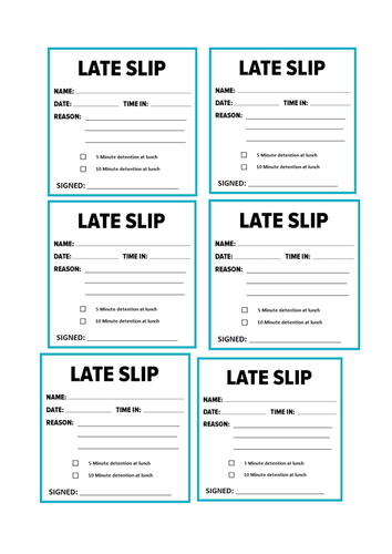 late-slips-for-lunchtime-dt-by-samia88-teaching-resources-tes