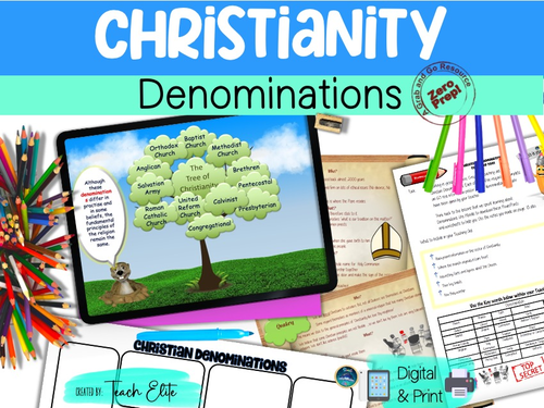 Christian Denominations by TeachElite - Teaching Resources - Tes