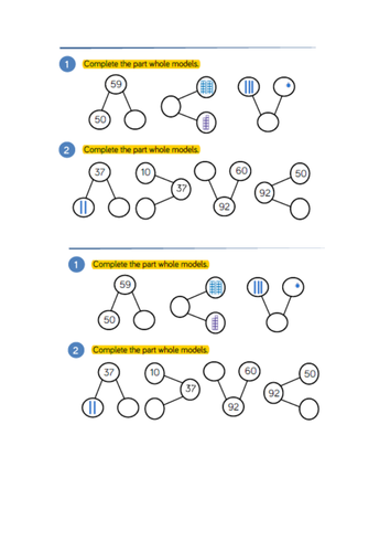 Part Part Whole Place value for Year 2 by emilycherrill - Teaching Resources - Tes