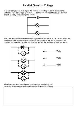 Current & Voltage in Series & Parallel circuits by tafkam - Teaching