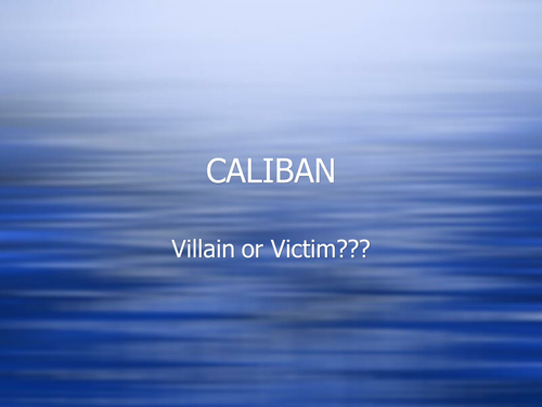 Caliban and prospero essay writing