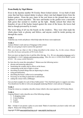 Buddy nigel hinton essay questions 08 picture