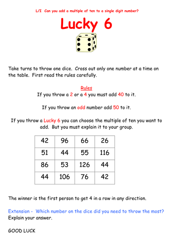 Adding multiples of ten to any two digit number Game by rehanafazil