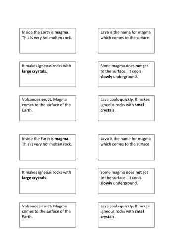 Worksheets Igneous Rocks Worksheet formation of igneous rocks ht by harrisschool teaching resources tes