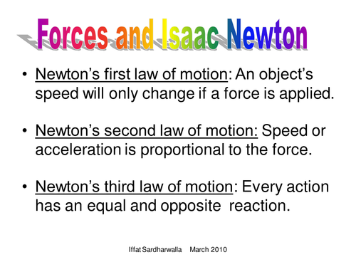 Science/Physics: Forces - KS2, KS3 by iffatsardharwalla - Teaching