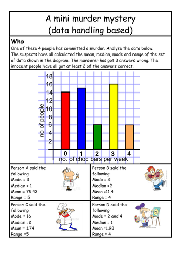 Mean, Median, Mode & Range - KS3 by whieldon - Teaching ...