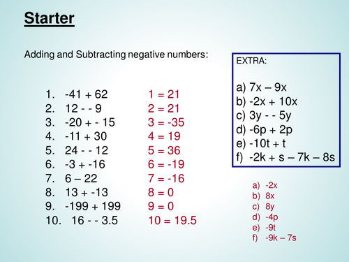 Multiplying And Dividing Negative Number Powerpoin By Lauramathswilson Teaching Resources Tes 7745