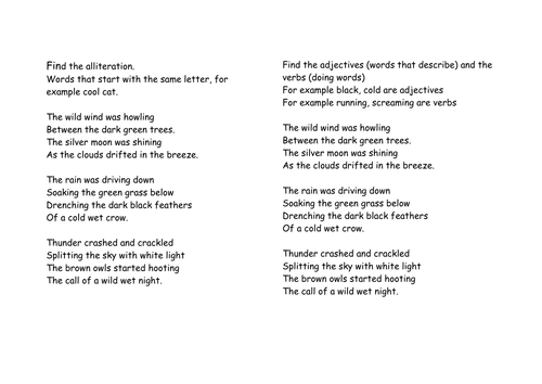 Fun adjectives picture