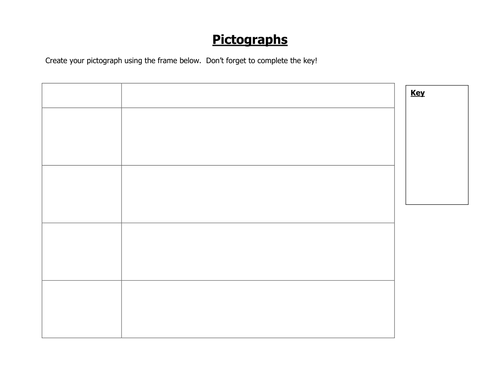 Pictograph/gram template by Jacq23 - Teaching Resources - Tes