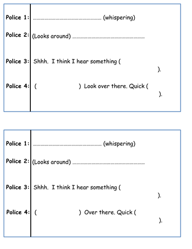 Write a script lesson plan