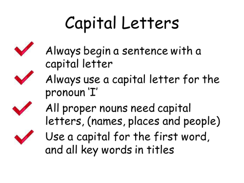 Worksheet Capital Letter English Words full stops and capital letters by ahorsecalledarchie teaching resources tes