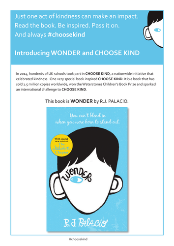 Wonder by R.J Palacio by alexandramtaylor - Teaching Resources - Tes