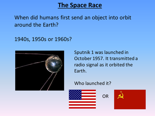 The Space Race: Interactive Powerpoint by campisim - Teaching Resources