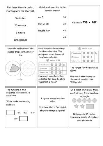 Year 6 maths SATs revision game by rach_myname - Teaching Resources - Tes