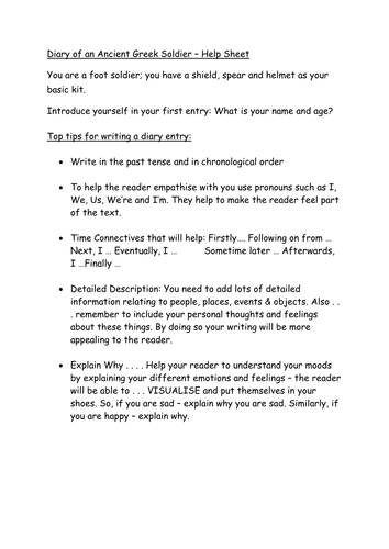 How to write a greek journal image