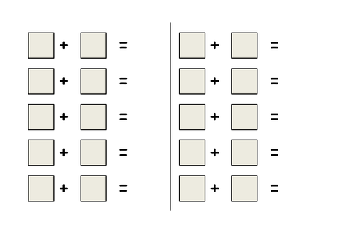 Blank Number Sentences by faisydisher - Teaching Resources - Tes