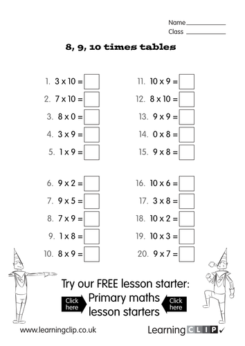 lesson-starter-worksheets-by-adpwalker1-teaching-resources-tes