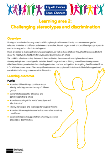 Worksheets Stereotype Worksheets challenging stereotypes and discrimination by equalchoicesequalchances teaching resources tes