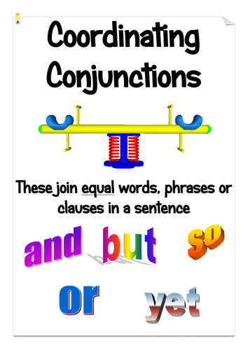 Hasil gambar untuk coordinating conjunction