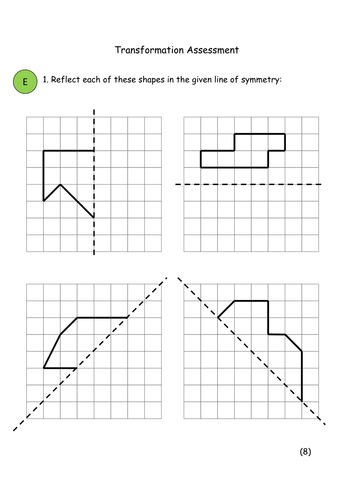 KS4 Maths; Transformation Worksheets by kathrynjsanders - Teaching