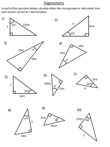 Trigonometry - Sequence of Lessons by dannytheref - Teaching Resources