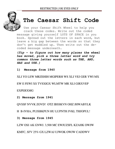 OPERATION ULTRA: GCHQ Codebreaking Project by ptarmigan - Teaching