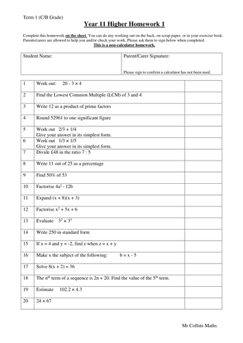 Collins gcse maths 2 tier higher for edexcel a homework book answers