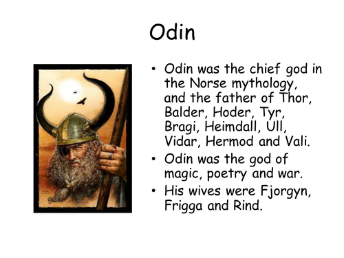 Viking gods by As-Sahabi - Teaching Resources - Tes