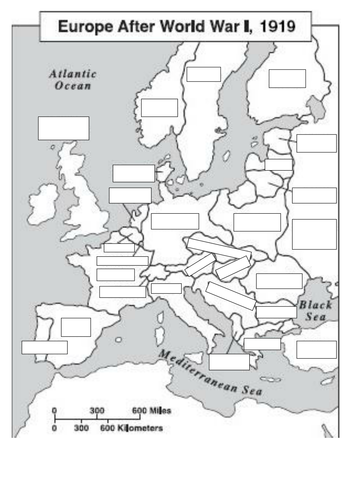 Maps to show Europe before and after World War 1 by alexstronach70