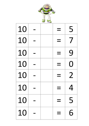 Missing Number Bond Questions by hayley76 - Teaching Resources - Tes