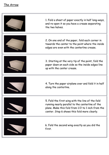 How to make a paper airplane easy and fast image