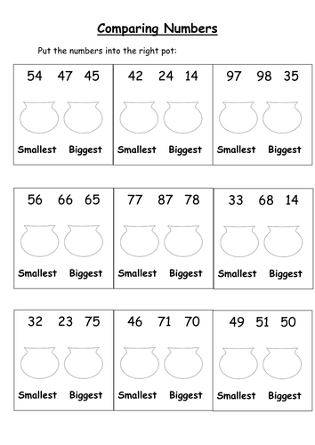 arranging-numbers-from-biggest-to-smallest-interactive-worksheet-in